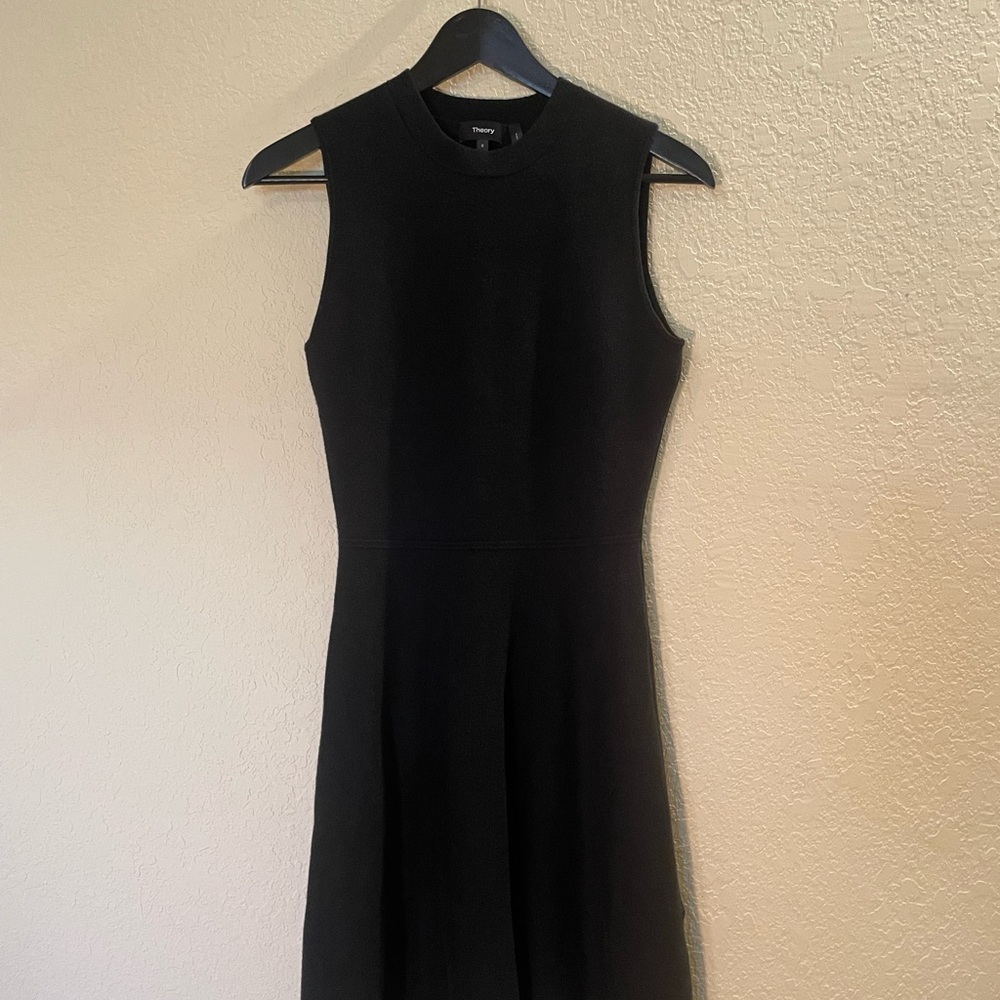 Theory Black Mini Dress